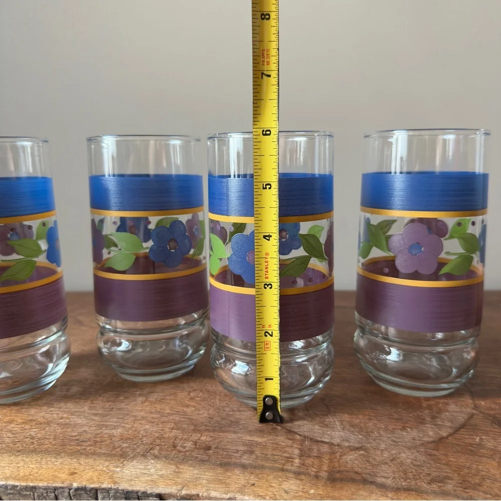 Vintage Libbey Bella Cooler Glassware Set Cottage Drinkware